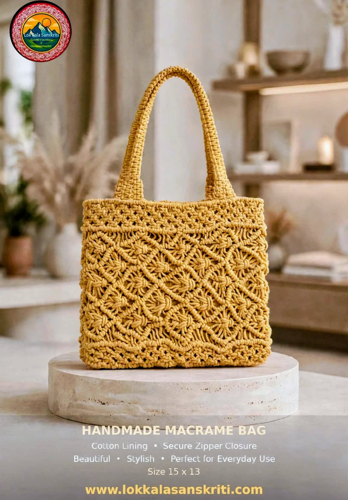 Handmade Macramé Bag