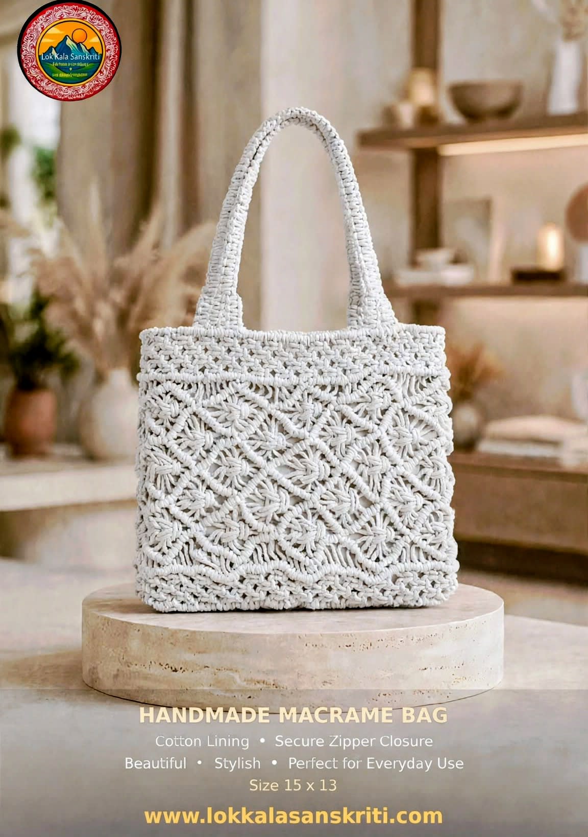 Handmade Macramé Bag