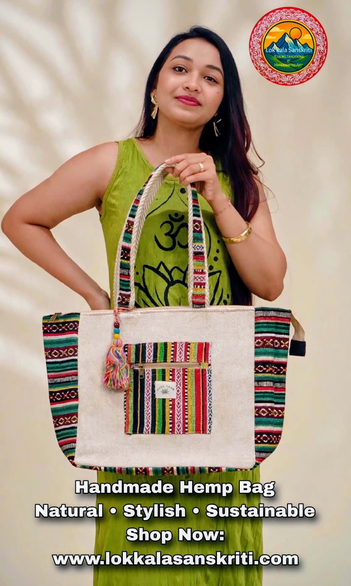 Handmade Hemp Bag