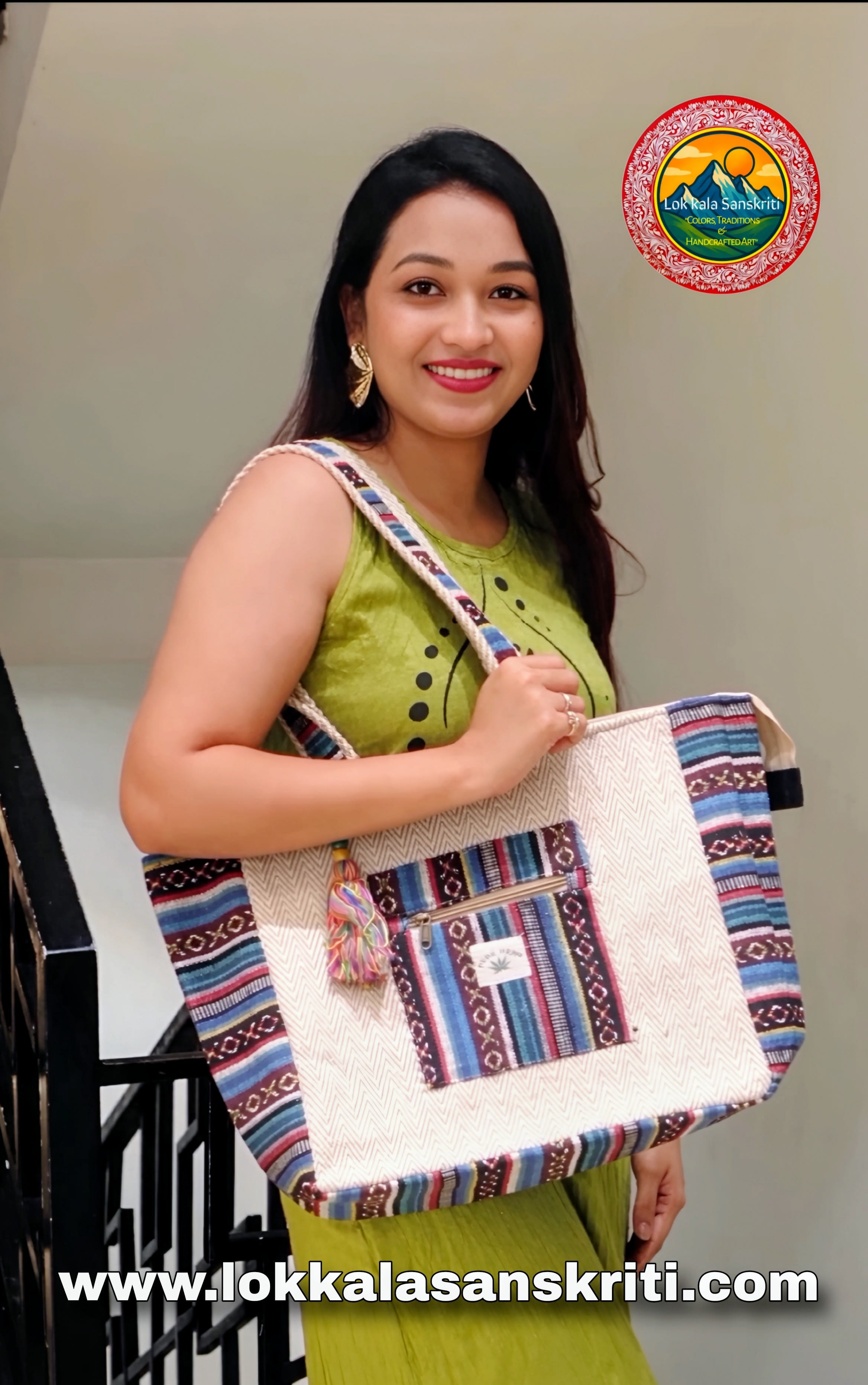 Handmade Hemp Bag thumbnail 2
