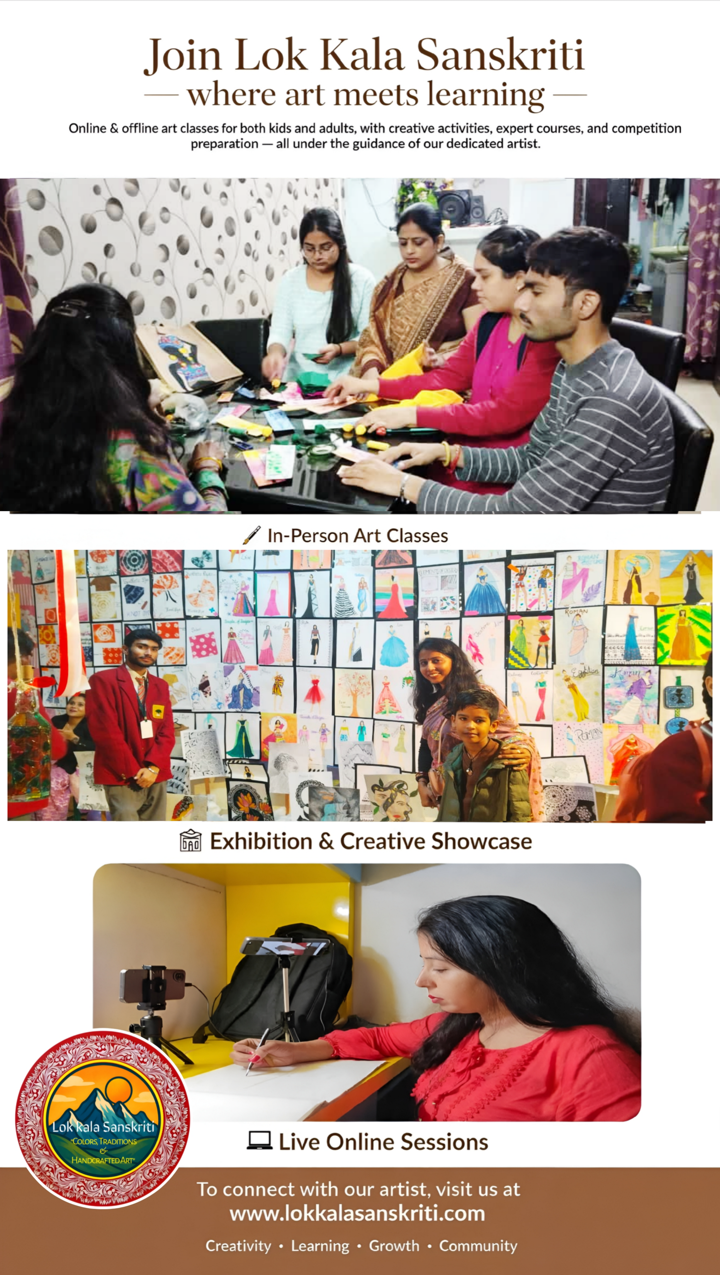 Join Online & offline art classes
