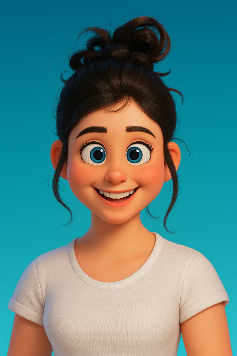 3D Pixar-Style Cartoon