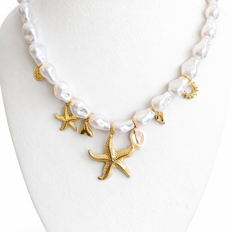 Collar Perlas Marinas