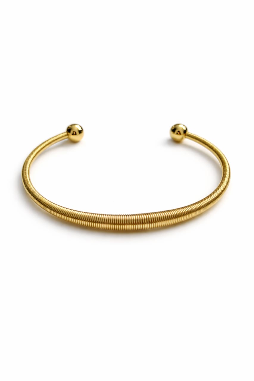 Brazalete Minimalista Dorado