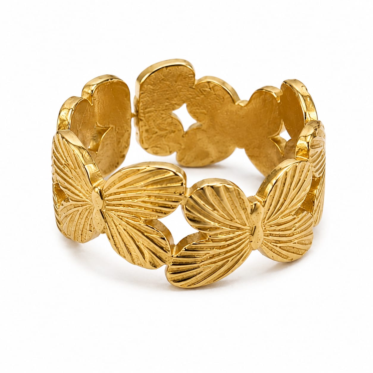Anillo Mariposas Doradas