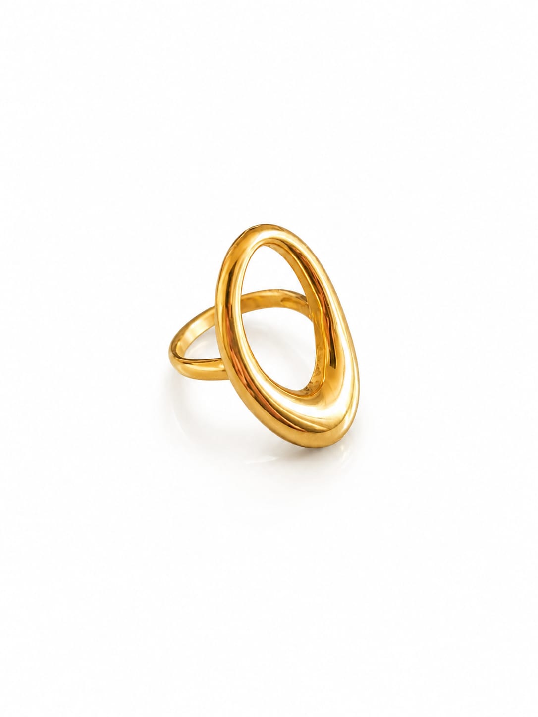 Anillo Óvalo Dorado