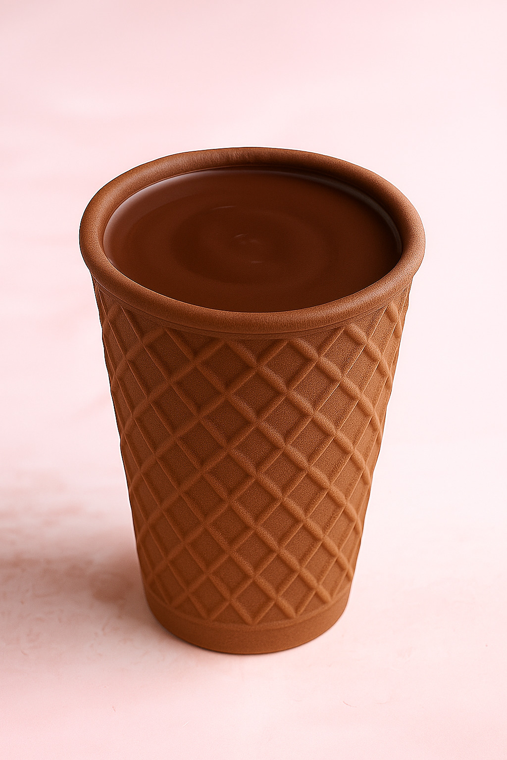 Chocolate Waffle Cup – Rich Cocoa Edible Coffee Cup