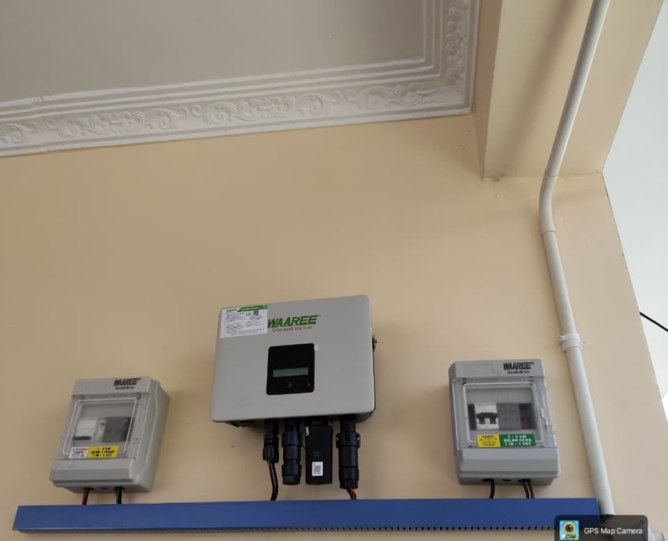 Chilamkur 3KW rooftop solar installation