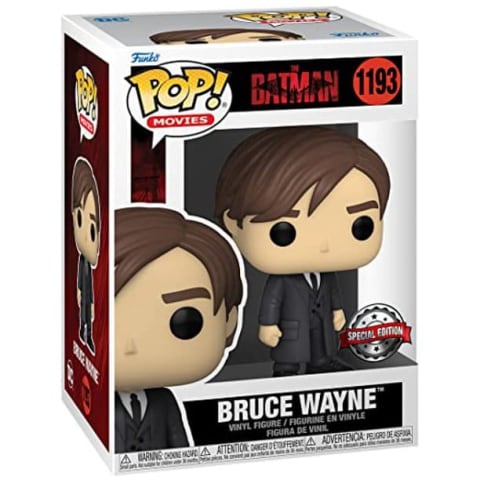 Figura, Funko POP! Movies The Batman Bruce Wayne #1193, Caja dañada, 99999900026178, 9.3