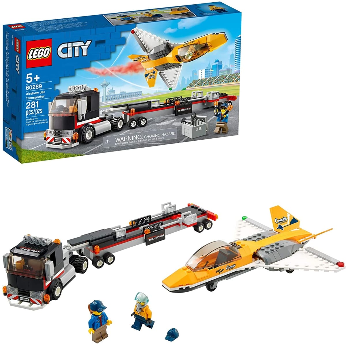 LEGO CIty Camión de Transporte Aéreo 60289, Caja Dañada, 2.3, 6734193367411