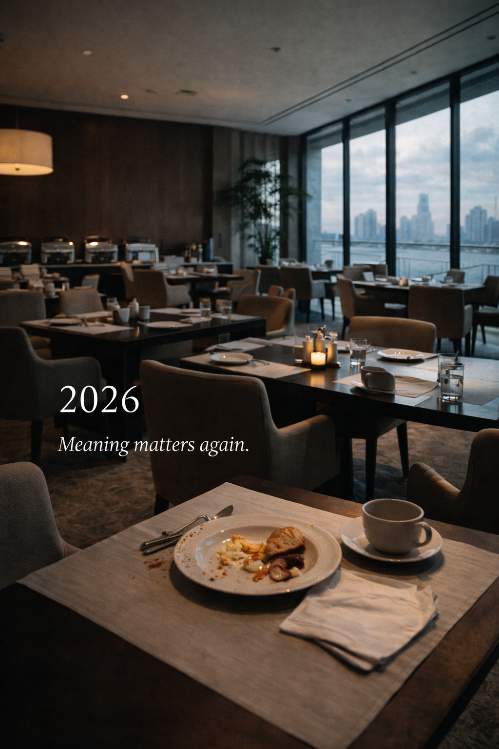 In 2026 Meaning Matters Again