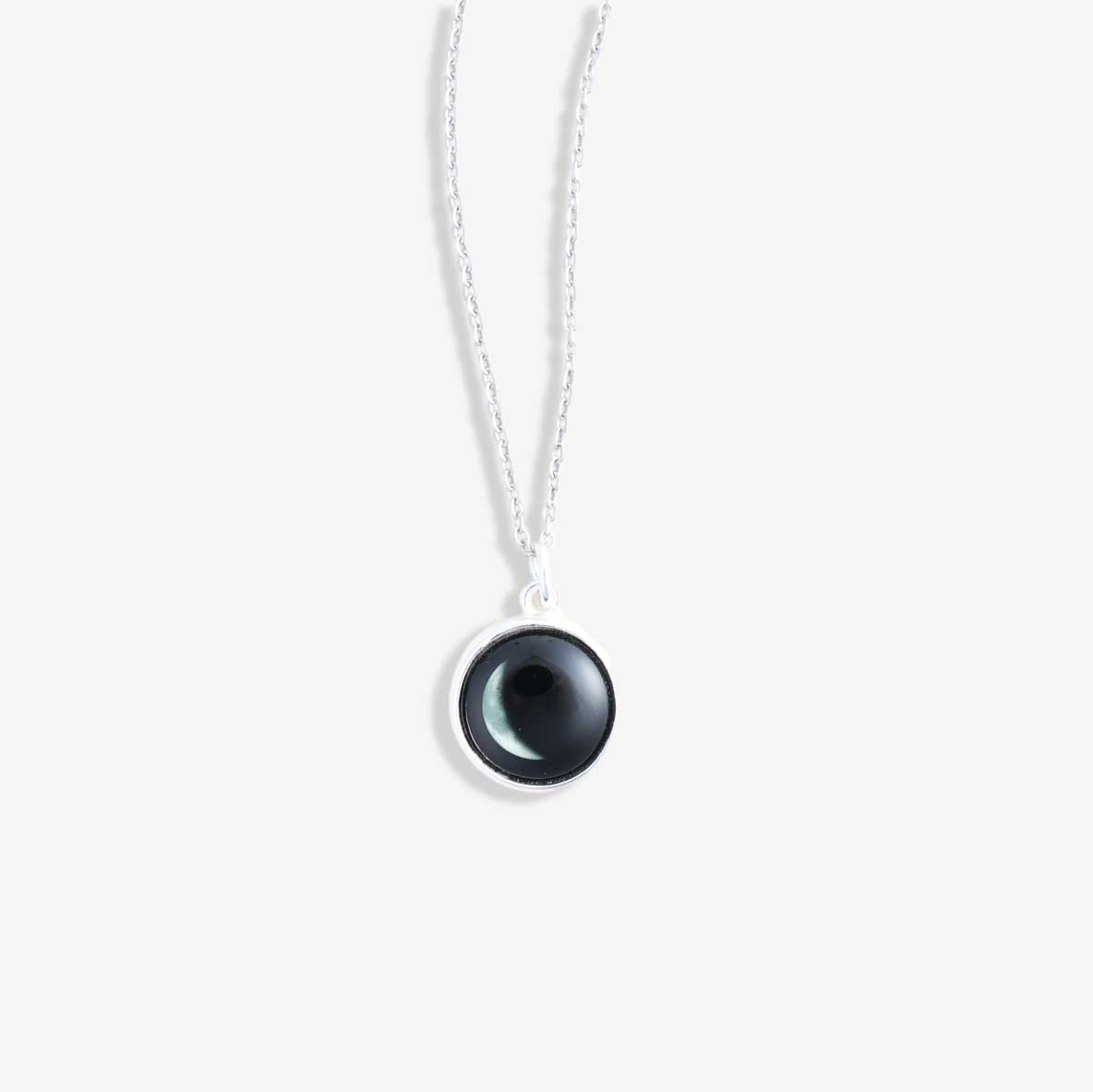 Moonglow Jewelry Crescent Smiling Moon Necklace