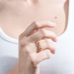 Moonglow Jewelry Rings Engravable Ring in Gold