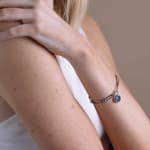 Moonglow Jewelry Bracelets Solar Link Bracelet in Stainless Steel