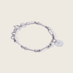 Moonglow Jewelry Bracelets Solar Link Bracelet in Stainless Steel