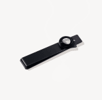 Moonglow Jewelry Tie Clips Moon & Crystal Tie Bar in Black