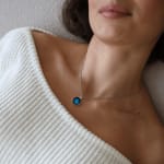 Moonglow Jewelry Crescent Smiling Moon Necklace