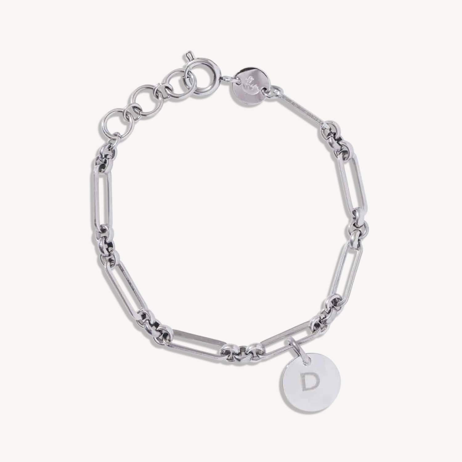 Moonglow Jewelry Bracelets Solar Link Bracelet in Stainless Steel