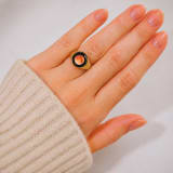 Harvest Moon Selene Ring in Gold