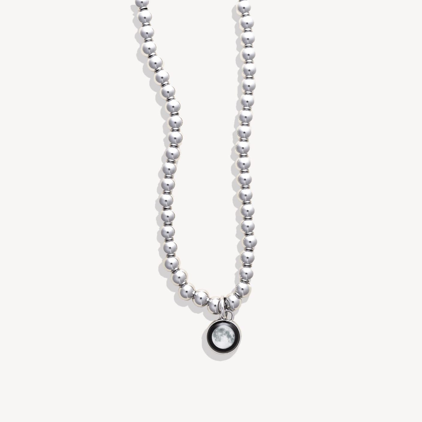 Moonglow Jewelry Necklaces Luxe Steel Beaded Necklace