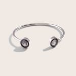 Moonglow Jewelry Bracelets Lunar Dyad Cuff Bracelet in Stainless Steel