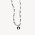 Moonglow Jewelry Necklaces Luxe Steel Beaded Necklace