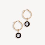 Moonglow Jewelry Earrings The Carina Hoops in Gold