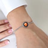 Harvest Moon Carina Twist Bracelet in Stainless Steel
