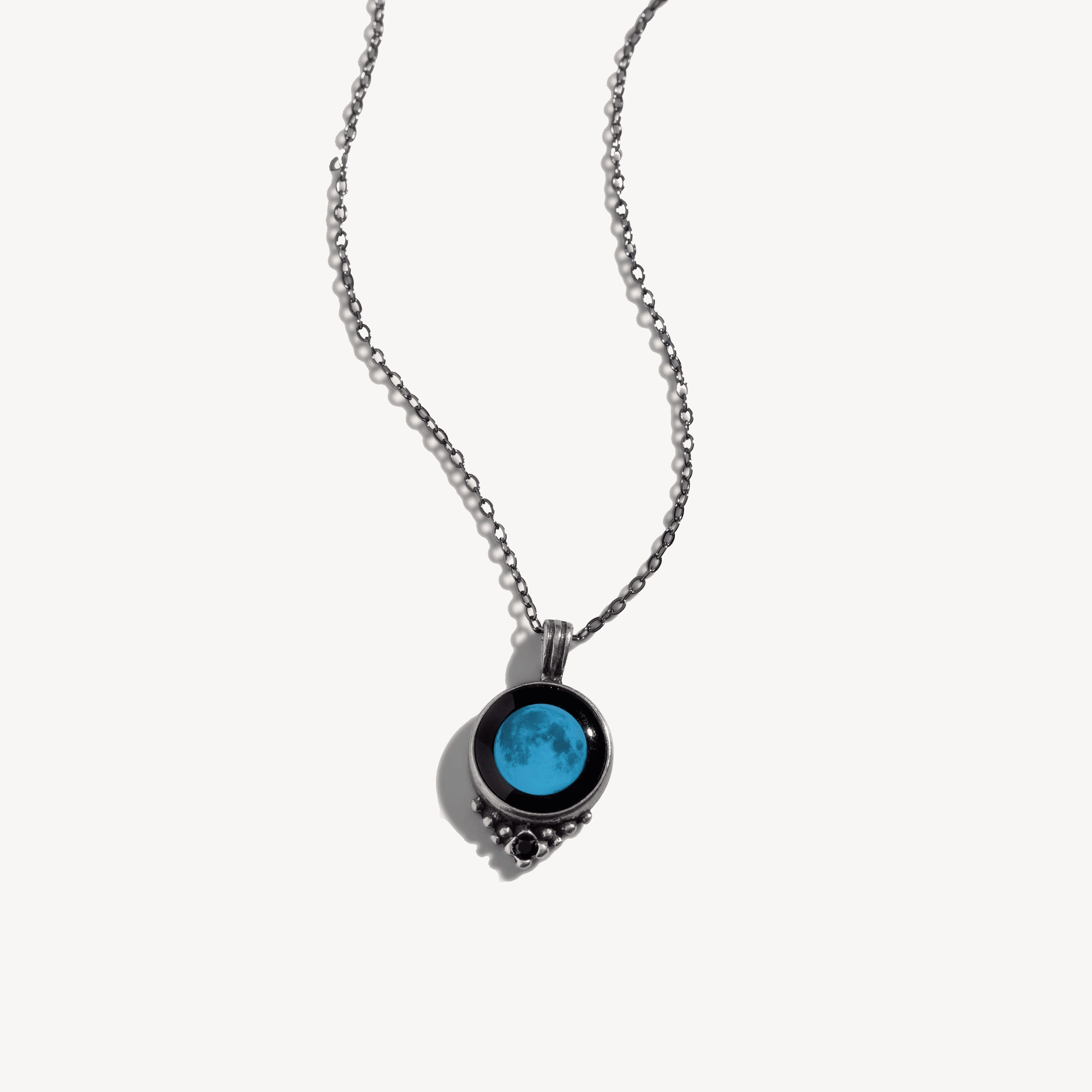 Moonglow Jewelry Necklaces Classic Necklace With Black Crystal