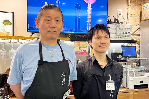 西村 駿 店長 ＆ 岡田 亮 オーナー