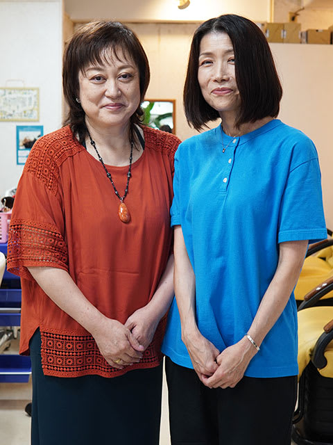曽根 清美 店長（スタイリスト）＆  高橋 純子 様（スタイリスト）