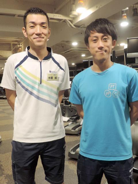 ATHLIEあざみ野店 木屋マネージャー & 村山インストラクター