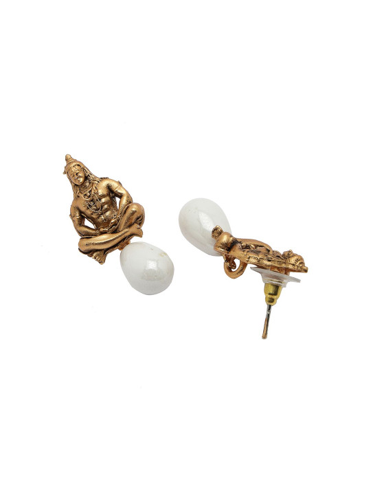 ADIVA Gold-Plated Drop Earrings