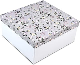 RBS® - Mini Gift Box (23 x 22 x 10cm) Matte Finish Gift Boxes for Packaging (1 Pack) Multipurpose Gifting Items Gift Box for Presents all Special Occasions Birthday Cardboard Box (Grey)