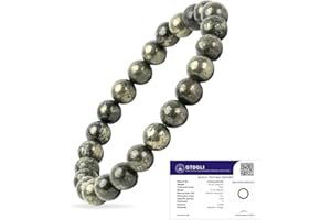 Astrotalk Raw Pyrite Bracelet | Stone of Wealth, Abundance & Protection | Pyrite Stone for Wealth, Prosperity & Good Luck | Healing Crystal Bracelet for Man & Woman | Gift for Man & Woman