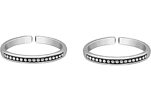 GIVA 925 Silver Toe Rings | Anniversary Birthday Wedding Gifts for Women & Girls