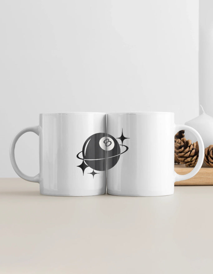8 Ball White Coffee Mug