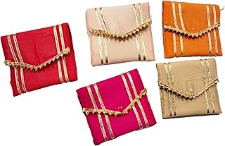 Brown Leaf Beautiful Small Coin Purse Pouches Wallet for Wedding Party haldi Mehndi Ceremony Diwali Return Gifting Pouches (5)