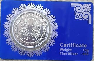 10 GRAM SILVER PLATED COIN FOR Diwali gift,diwali gift for family and friends,employees,gifting items/dhanteras/corporate gift