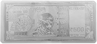 Altrona 999 Pure Silver Notes Currency With Velvet Cover for Gifting in Dipawali,Dhanteras,Wedding,Akshaya Tritiya