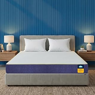 Centuary Mattresses Sleepables 8-Inch King Size Orthopedic Memory Foam Back Support Pressure Relieving Roll Pack High Resilience (HR) Foam Mattress | 10 Years Warranty | (78x72x8)