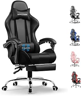 Green Soul Blade Ergonomic Gaming Chair | Leatherette | Multi-Functional Computer Chair | Integrated Massager | ErgoSync Armrest | Retractable Footrest | 1 Year Warranty (Black)