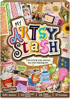 My Artsy Stash - Scrapbooking Kit, Journaling Kit & Junk Journal Supplies