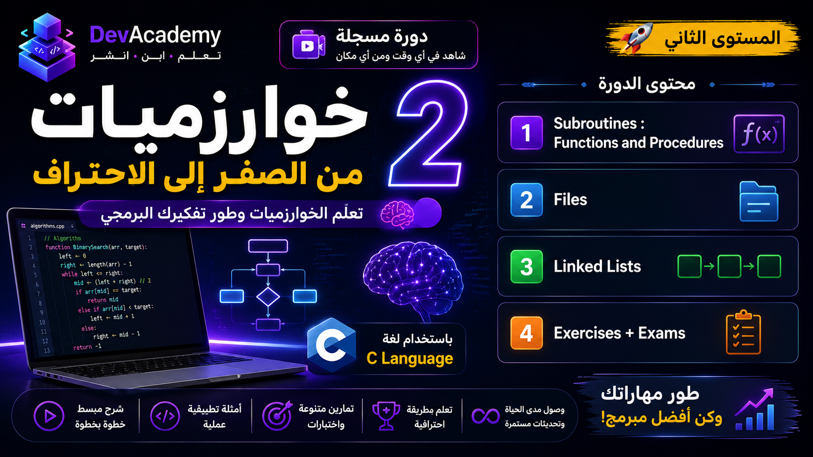 Master Algorithmics 2 — Full Practical Course