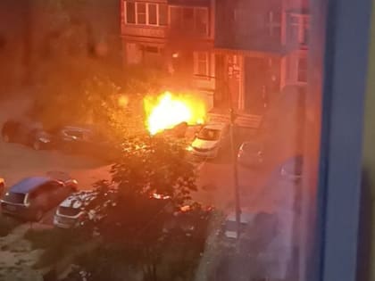 На улице Березовой сгорели из-за поджога два автомобиля