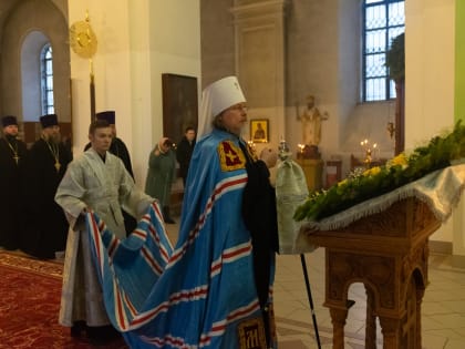 Митрополит Марк совершил литургию в соборе Вознесения Господня в Касимове