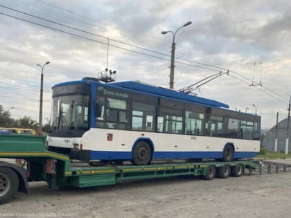 В Рязань поступила первая партия троллейбусов из Санкт-Петербурга