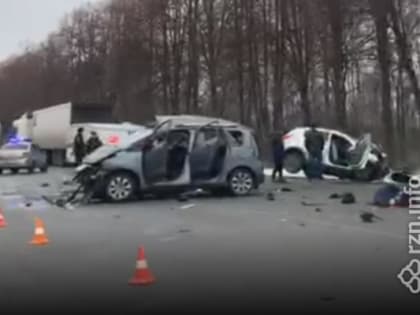 РЗН. инфо публикует видео с места смертельной аварии под Рязанью