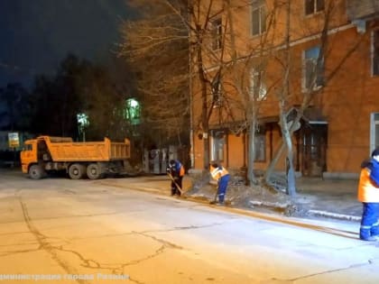 Ночью в Рязани будет работать спецтехника