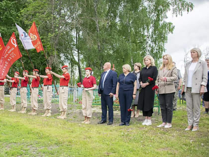 В селе Покровском Ухоловского района перезахоронили останки бойца, погибшего в 1942 году под Смоленском